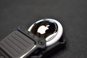 Apple AirTags with rubberised case