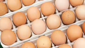 Eggs grown under farming food assurance with LiveFarmer